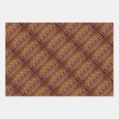 Etnisch patroon van Kente – Levendig Afrikaans tex Inpakpapier Vel (Voorkant 2)