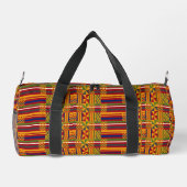 Etnisch patroon van Kente – Levendig Afrikaans tex Plunjezak (Achterkant)