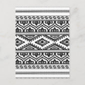 Etnisch patroonontwerp briefkaart (Voorkant)