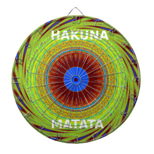 Etnisch Prettige Dag en Betere Nacht Dartbord