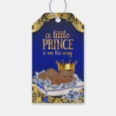 Etnisch Prince-Baby shower Cadeaulabel (Voorkant)
