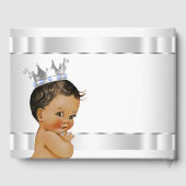 Etnisch Prince Baby shower gastenboek (Achterkant)