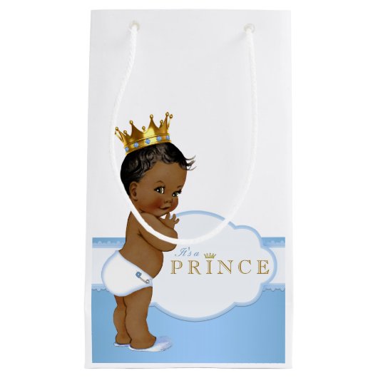 Etnisch Prince-Baby shower Klein Cadeauzakje (Voorkant)
