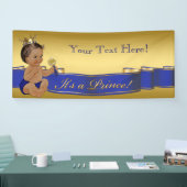 Etnisch Prince-Baby shower Spandoek (Beurs)