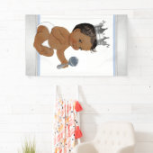 Etnisch Prince-Baby shower Spandoek (Insitu)