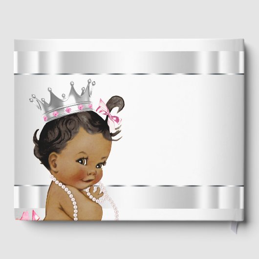 Etnisch Prinses Baby shower gastenboek (Achterkant)
