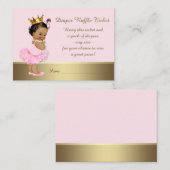 Etnisch prinses luier raffel ticket informatiekaartje (Voorkant / Achterkant)