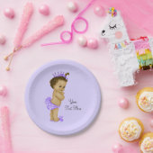 Etnisch prinsesje Baby shower Papieren Bordje (Feest)