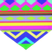 Etnisch psychedelisch textuurpatroon tafelkleed (Gekanteld)