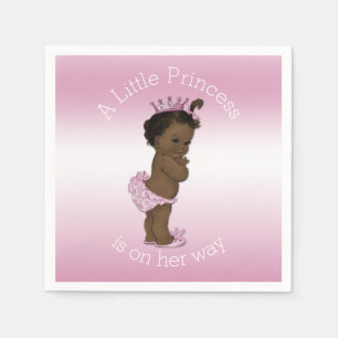 Etnisch Roze Kleine Prinses Baby shower Servetten