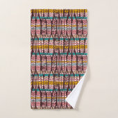 Etnisch Stam Patroon Bad Handdoek (Handdoek)