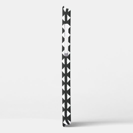 Etnisch stamverband: zwart wit patroon. Case-Mate iPhone case (Achterkant / Links)