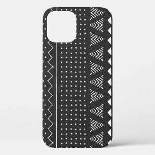 Etnisch stamverband: zwart wit patroon. Case-Mate iPhone case