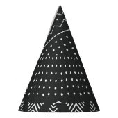 Etnisch stamverband: zwart wit patroon. feesthoedjes (Links)