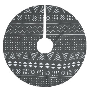 Etnisch stamverband: zwart wit patroon. kerstboom rok