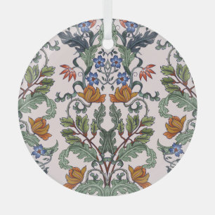 Etnisch Traditioneel: Decoratieve  Bloemen Glas Ornament