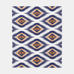 Etnisch Tribaal Motief: Ikat Patroon. Fleece Deken
