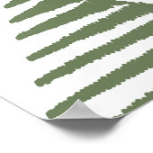 Etnisch Tribal Argyle Naadloos Patroon Poster (Hoek)