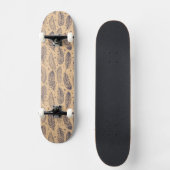 Etnisch veer contourpatroon skateboard (Voorkant)