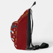 Etnisch Volksmotief Sling Bag (Rechts)