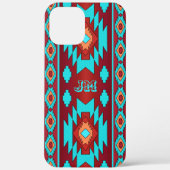 Etnisch zuidwest geometrisch aztec-patroon. Case-Mate iPhone case (Achterkant)