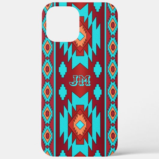 Etnisch zuidwest geometrisch aztec-patroon. Case-Mate iPhone case (Achterkant)