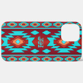 Etnisch zuidwest geometrisch aztec-patroon. Case-Mate iPhone case (Achterkant (horizontaal))
