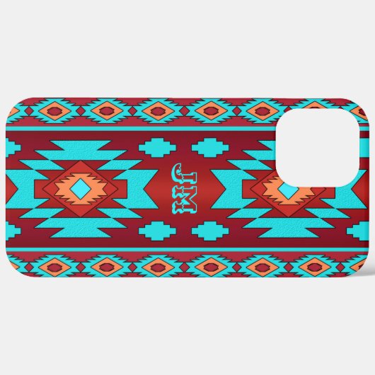 Etnisch zuidwest geometrisch aztec-patroon. Case-Mate iPhone case (Achterkant / Rechts)