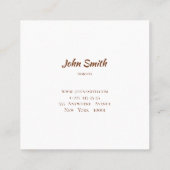 Etnisch zuidwest patroon. vierkante visitekaartje (Achterkant)