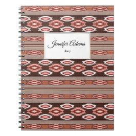 etnisch zuidwestelijk patroon. Naam. Notitieboek