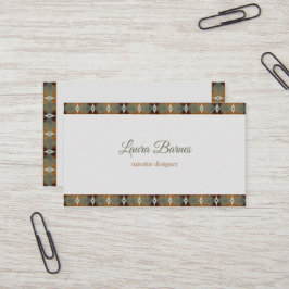 Etnisch zuidwestontwerp. Tekst. Visitekaartje