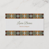 Etnisch zuidwestontwerp. Tekst. Visitekaartje (Voorkant)