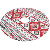 Etnisch zwart wit rood, Oekraïense motieven. Kerstboom Rok (Gekanteld)