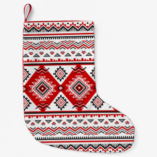 Etnisch zwart wit rood, Oekraïense motieven. Kleine Kerstsok