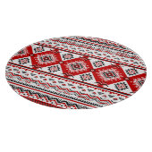 Etnisch zwart wit rood, Oekraïense motieven. Snijplank (Hoek)