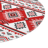 Etnisch zwart wit rood, Oekraïense motieven. Snijplank (Hoek)