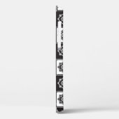 Etnisch zwart wit: tijdloos patroon Case-Mate iPhone case (Achterkant / Links)