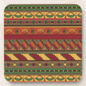 Etnische achtergrond bier onderzetter (Voorkant)