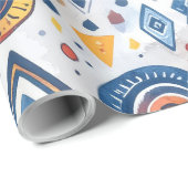 Etnische achtergrond cadeaupapier (Rol Hoek)