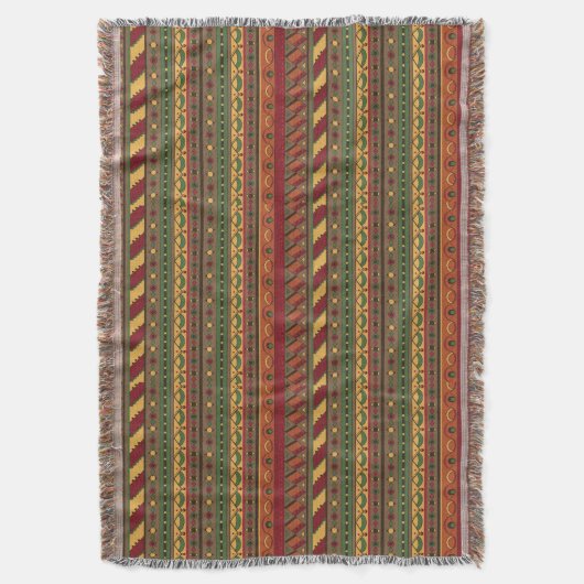 Etnische achtergrond deken (Voorkant Verticaal)