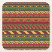 Etnische achtergrond kartonnen onderzetters (Voorkant)