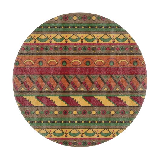 Etnische achtergrond snijplank (Voorkant)