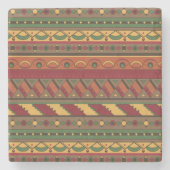 Etnische achtergrond stenen onderzetter (Voorkant)