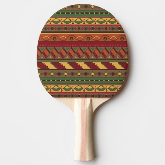 Etnische achtergrond tafeltennisbatje (Voorkant)