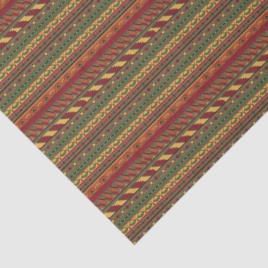 Etnische achtergrond tissuepapier (Detail)