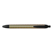 Etnische achtergrond zwarte inkt pen (Achterkant)