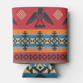 Etnische adelaars Tribal  Patroon Blikjeskoeler (Achterkant)