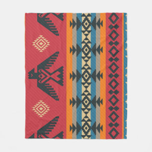 Etnische adelaars Tribal  Patroon Fleece Deken