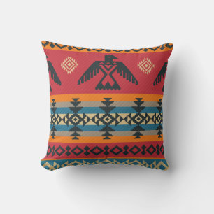 Etnische adelaars Tribal Patroon Kussen