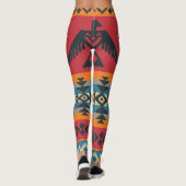 Etnische adelaars Tribal  Patroon Leggings (Achterkant)